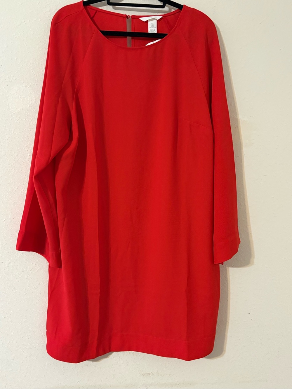 H&M Red Women's Shift Tunic Top